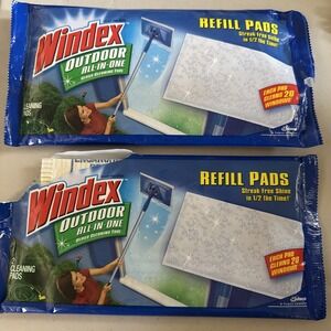 Windex Outdoor Refill Pads 2 Count Each Total of 3 Pads Discontinued Open